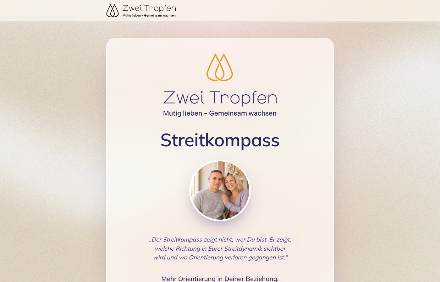 Der Streitkompass von Zwei Tropfen